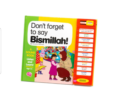 Don't Forget to say Bismillah Sound Book