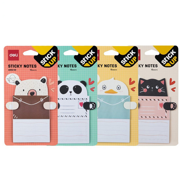 Cute Animal Sticky Notes