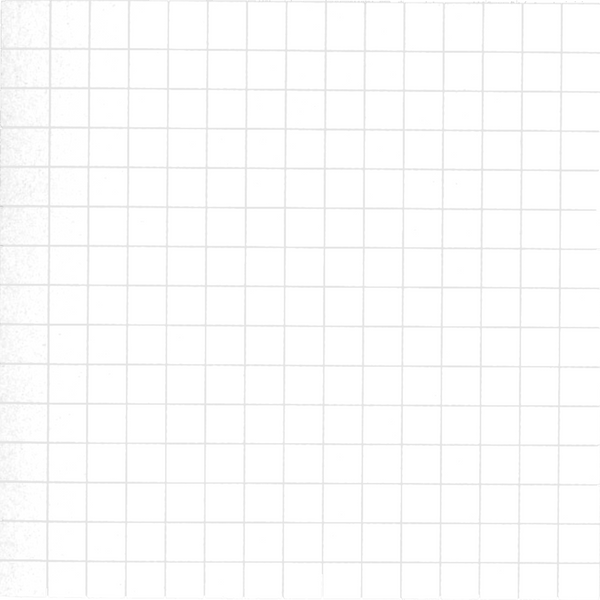 Square-grid sticky notes with ruler