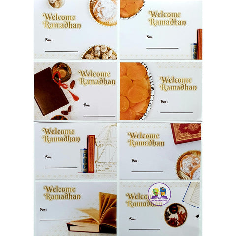 Welcome Ramadaan - 16 Gift stickers