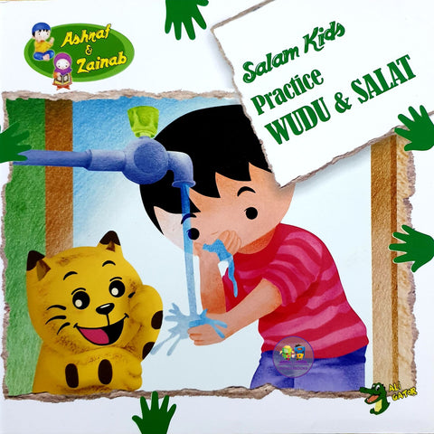 Ashraf & Zainab Practice Wudu and Salat: Salam Kids