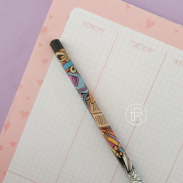 Weekly Desk Planner: Pink