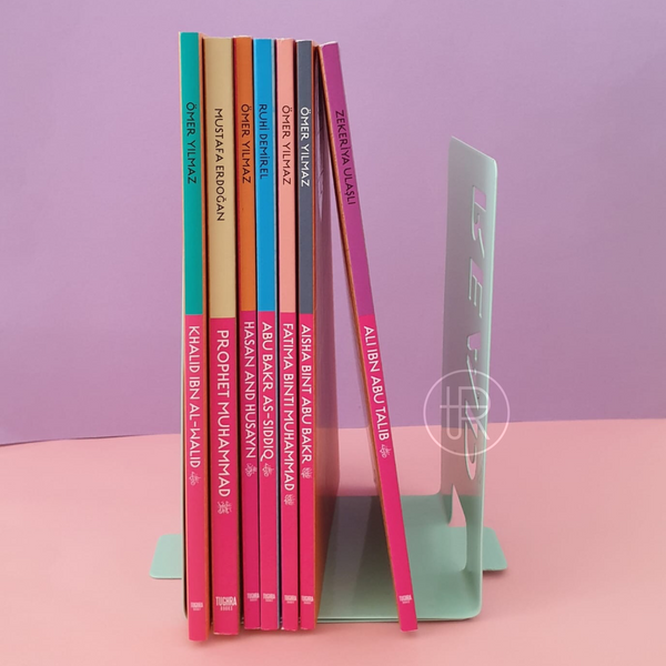 Pastel Bookshelf Ends - Set of 2