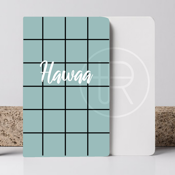 Personalised B5 Square Pattern notebook